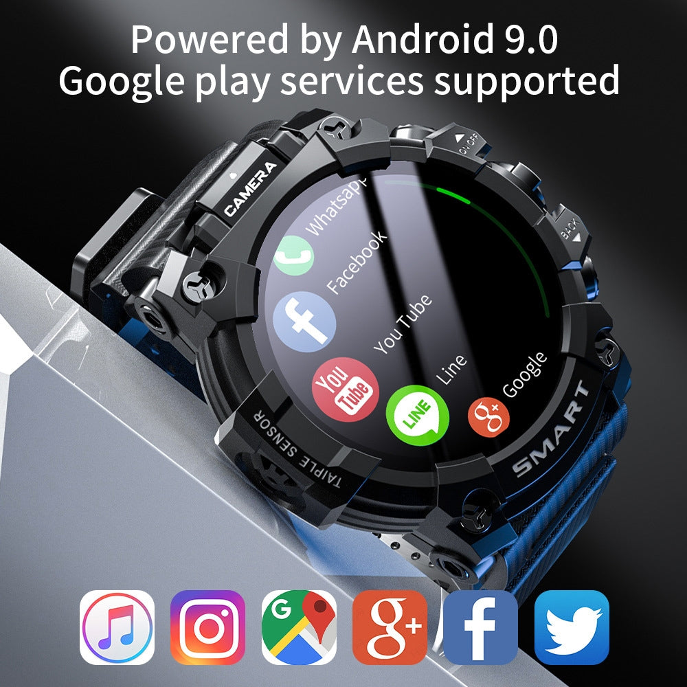 DZ 6 Pro Advanced 4G Smart Watch – Android 9.0 | GPS | 2GB RAM + 16GB Storage | Nano SIM | Heart Rate Monitor