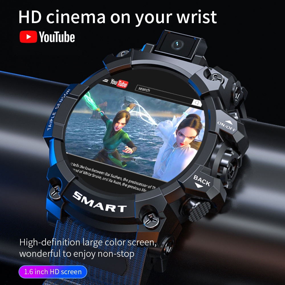 DZ 6 Pro Advanced 4G Smart Watch – Android 9.0 | GPS | 2GB RAM + 16GB Storage | Nano SIM | Heart Rate Monitor